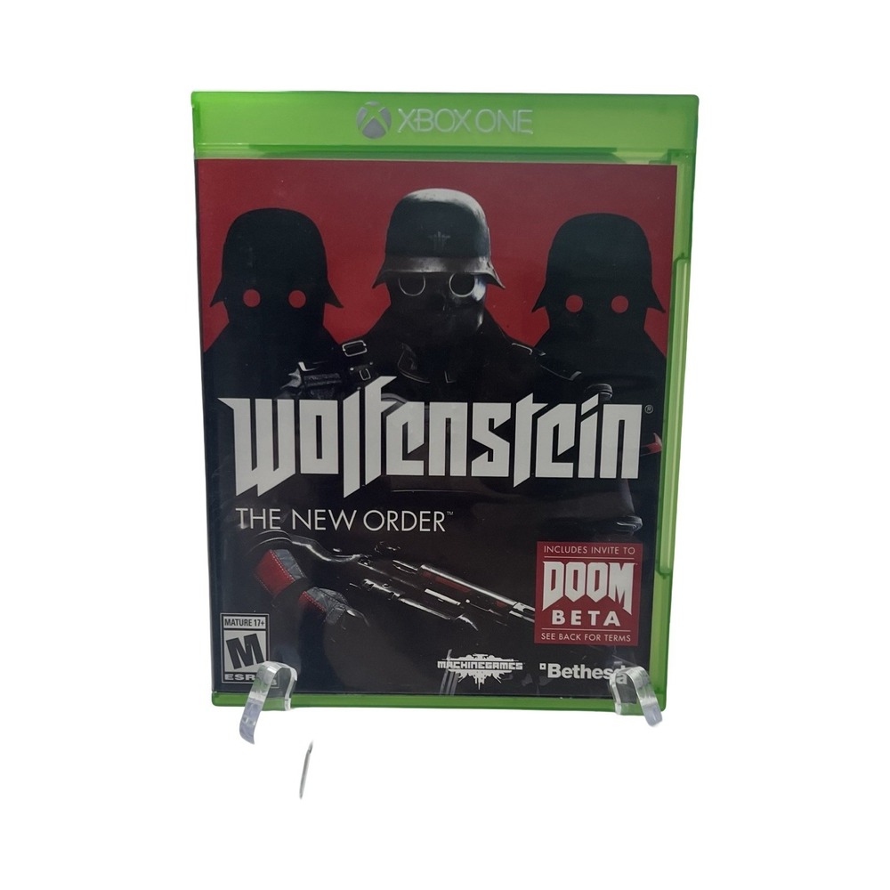 Wolfenstein The New Order Xbox One Microsoft 2014 Bethesda Physical Disc Case
